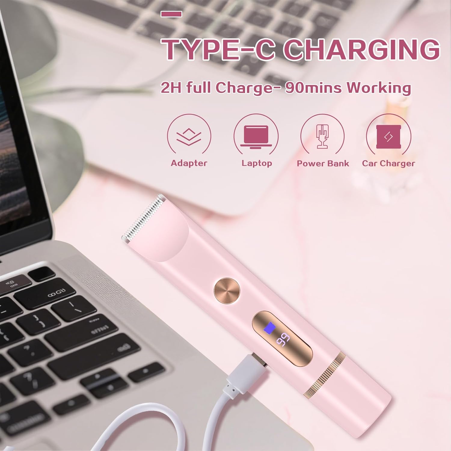 LUMÉA™ 2-in-1 Dual-Head Women’s Electric Grooming Razor – Wet & Dry, Painless & Gentle