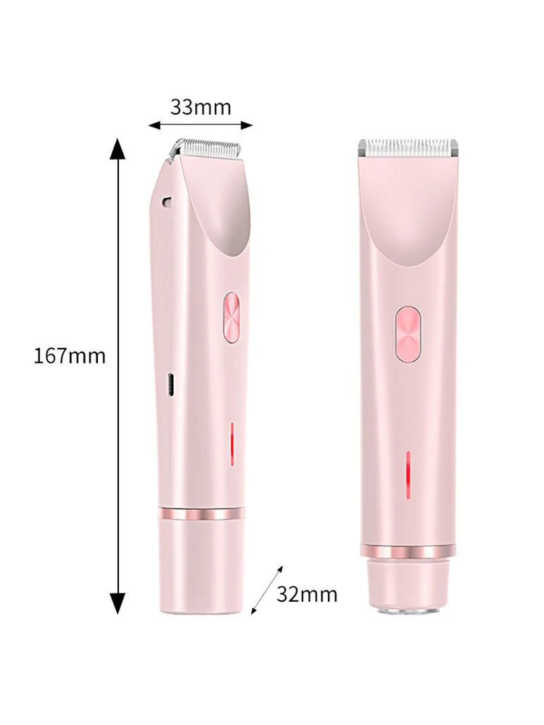 LUMÉA™ 2-in-1 Dual-Head Women’s Electric Grooming Razor – Wet & Dry, Painless & Gentle