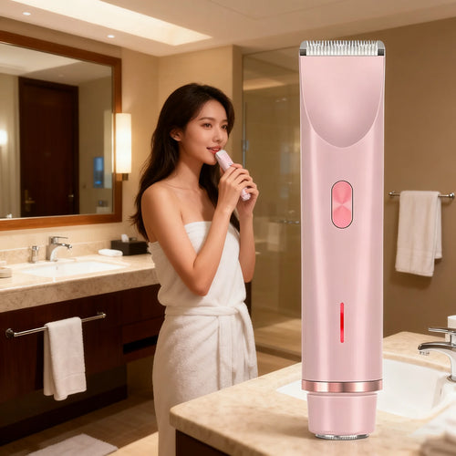 LUMÉA™ 2-in-1 Dual-Head Women’s Electric Grooming Razor – Wet & Dry, Painless & Gentle